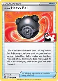 Hisuian Heavy Ball - Prize Pack Series Cards - Pokemon card