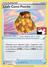 Leafy Camo Poncho - Prize Pack Series Cards - Pokemon card