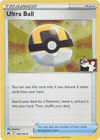 Ultra Ball - 146/159 (Cosmos Holo) - Prize Pack Series Cards - Pokemon card