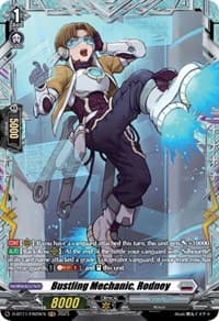 Bustling Mechanic, Rodney (FR) - D-BT11: Clash of the Heroes - Cardfight Vanguard card