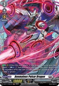 Anomalous Pulsar Dragon (FR) - D-BT11: Clash of the Heroes - Cardfight Vanguard card