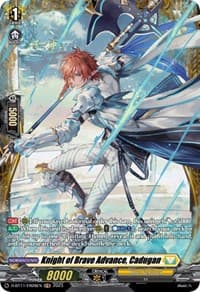 Knight of Brave Advance, Cadugan (FR) - D-BT11: Clash of the Heroes - Cardfight Vanguard card