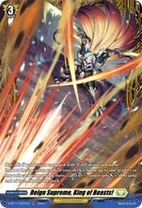 Reign Supreme, King of Beasts! (FR) - D-BT11: Clash of the Heroes - Cardfight Vanguard card