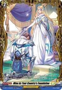 Mine As Your Country's Foundation (FR) - D-BT11: Clash of the Heroes - Cardfight Vanguard card