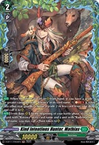 Kind Intentions Hunter, Mathias (FR) - D-BT11: Clash of the Heroes - Cardfight Vanguard card