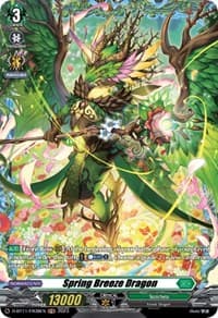 Spring Breeze Dragon (FR) - D-BT11: Clash of the Heroes - Cardfight Vanguard card
