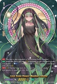 Love Song Flower Maiden, Lilialia (SECP) - D-BT11: Clash of the Heroes - Cardfight Vanguard card