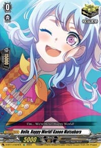 Hello, Happy World! Kanon Matsubara - D-BT11: Clash of the Heroes - Cardfight Vanguard card
