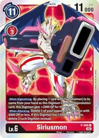 Siriusmon - P-088 - Digimon Promotion Cards - Digimon Card Game card
