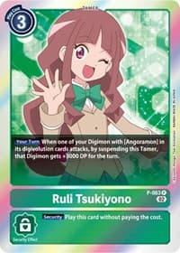Ruli Tsukiyono - P-063 (Resurgence Booster Reprint) - Resurgence Booster - Digimon Card Game card