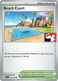 Beach Court - Prize Pack Series Cards - Pokemon card