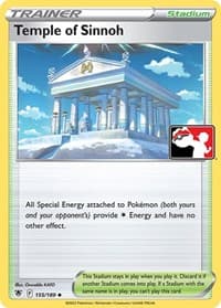 Temple of Sinnoh - Prize Pack Series Cards - Pokemon card