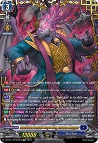 Avaricious Demonic Dragon King, Greedon Masques (FFR) - D-BT11: Clash of the Heroes - Cardfight Vanguard card