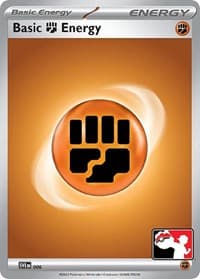 Basic Fighting Energy - 006 - Prize Pack Series Cards - Pokemon card