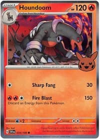 Houndoom - Trick or Trade BOOster Bundle 2023 - Pokemon card