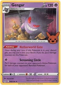 Gengar (2022 Copyright Date) - Trick or Trade BOOster Bundle 2023 - Pokemon card
