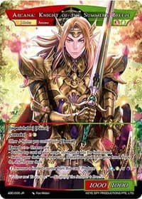 Arcana: The Fairy King // Arcana: Knight of the Summer's Breeze - Arcana Battle Colosseum - Force of Will card
