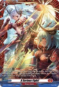 A Serious Fight! (FR) - D-BT11: Clash of the Heroes - Cardfight Vanguard card