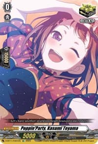 Poppin'Party, Kasumi Toyama - D-BT11: Clash of the Heroes - Cardfight Vanguard card