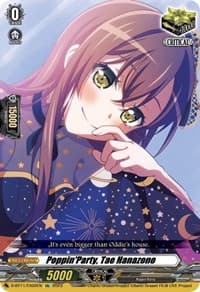 Poppin'Party, Tae Hanazono - D-BT11: Clash of the Heroes - Cardfight Vanguard card