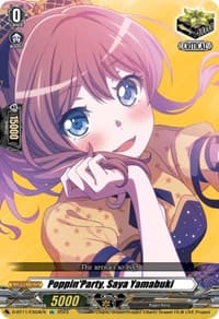 Poppin'Party, Saya Yamabuki - D-BT11: Clash of the Heroes - Cardfight Vanguard card