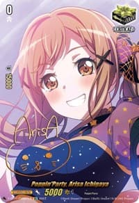 Poppin'Party, Arisa Ichigaya (Signature) - D-BT11: Clash of the Heroes - Cardfight Vanguard card