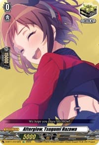 Afterglow, Tsugumi Hazawa - D-BT11: Clash of the Heroes - Cardfight Vanguard card