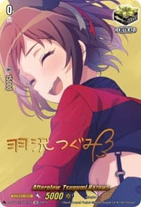 Afterglow, Tsugumi Hazawa (Signature) - D-BT11: Clash of the Heroes - Cardfight Vanguard card