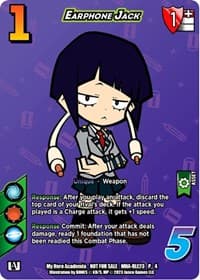 Earphone Jack (Regional License Exam 2023) - UniVersus: My Hero Academia Promo Cards - UniVersus card
