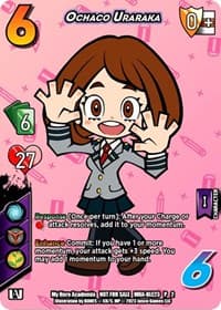 Ochaco Uraraka (Regional License Exam 2023) - UniVersus: My Hero Academia Promo Cards - UniVersus card