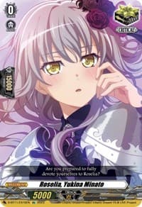 Roselia, Yukina Minato - D-BT11: Clash of the Heroes - Cardfight Vanguard card
