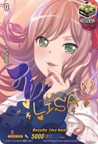 Roselia, Lisa Imai (Signature) - D-BT11: Clash of the Heroes - Cardfight Vanguard card