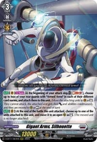 Gigant Arms, Silhouette - D-BT11: Clash of the Heroes - Cardfight Vanguard card