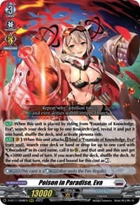 Poison in Paradise, Eva - D-BT11: Clash of the Heroes - Cardfight Vanguard card