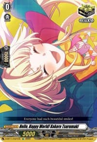 Hello, Happy World! Kokoro Tsurumaki - D-BT11: Clash of the Heroes - Cardfight Vanguard card