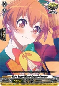 Hello, Happy World! Hagumi Kitazawa - D-BT11: Clash of the Heroes - Cardfight Vanguard card