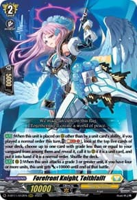Forefront Knight, Teithfallt - D-BT11: Clash of the Heroes - Cardfight Vanguard card