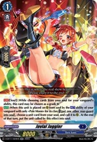 Jovial Juggler - D-BT11: Clash of the Heroes - Cardfight Vanguard card