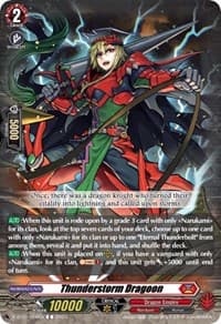 Thunderstorm Dragoon - D-BT11: Clash of the Heroes - Cardfight Vanguard card