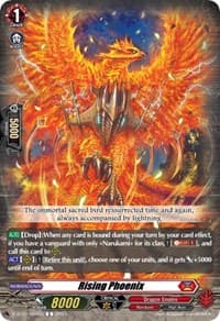 Rising Phoenix - D-BT11: Clash of the Heroes - Cardfight Vanguard card