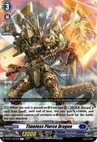 Timeless Pierce Dragon - D-BT11: Clash of the Heroes - Cardfight Vanguard card