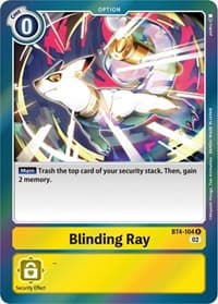 Blinding Ray (Resurgence Booster Reprint) - Resurgence Booster - Digimon Card Game card