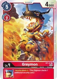 Greymon - ST1-07 (Resurgence Booster Reprint) - Resurgence Booster - Digimon Card Game card