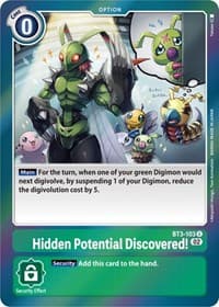 Hidden Potential Discovered! (Resurgence Booster Reprint) - Resurgence Booster - Digimon Card Game card