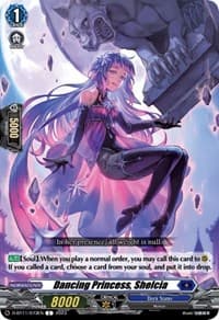 Dancing Princess, Shelcia - D-BT11: Clash of the Heroes - Cardfight Vanguard card