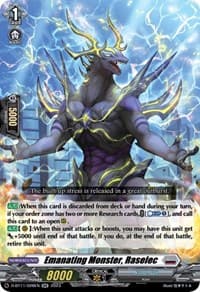 Emanating Monster, Raselec - D-BT11: Clash of the Heroes - Cardfight Vanguard card