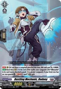 Bustling Mechanic, Rodney - D-BT11: Clash of the Heroes - Cardfight Vanguard card