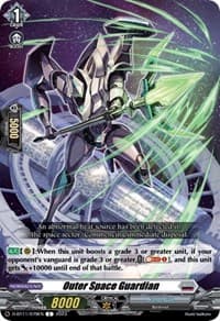 Outer Space Guardian - D-BT11: Clash of the Heroes - Cardfight Vanguard card