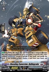 Shoveling Conversion, Bulldograder - D-BT11: Clash of the Heroes - Cardfight Vanguard card