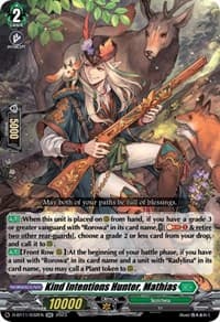 Kind Intentions Hunter, Mathias - D-BT11: Clash of the Heroes - Cardfight Vanguard card